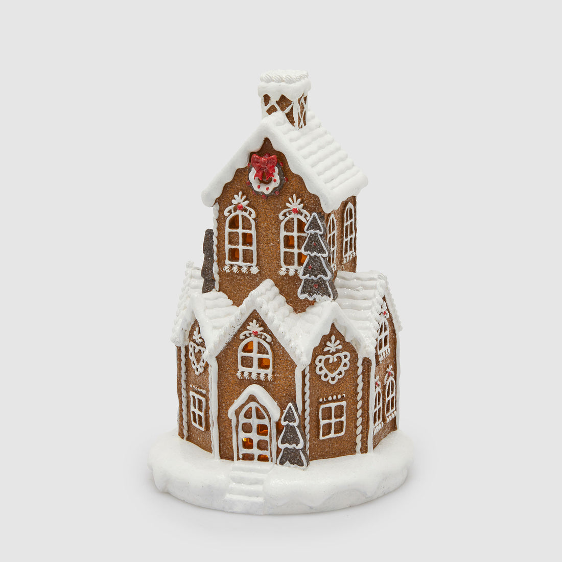 EDG Enzo De Gasperi Casetta di Natale di Marzapane 32x20cm Decorazione Natalizia