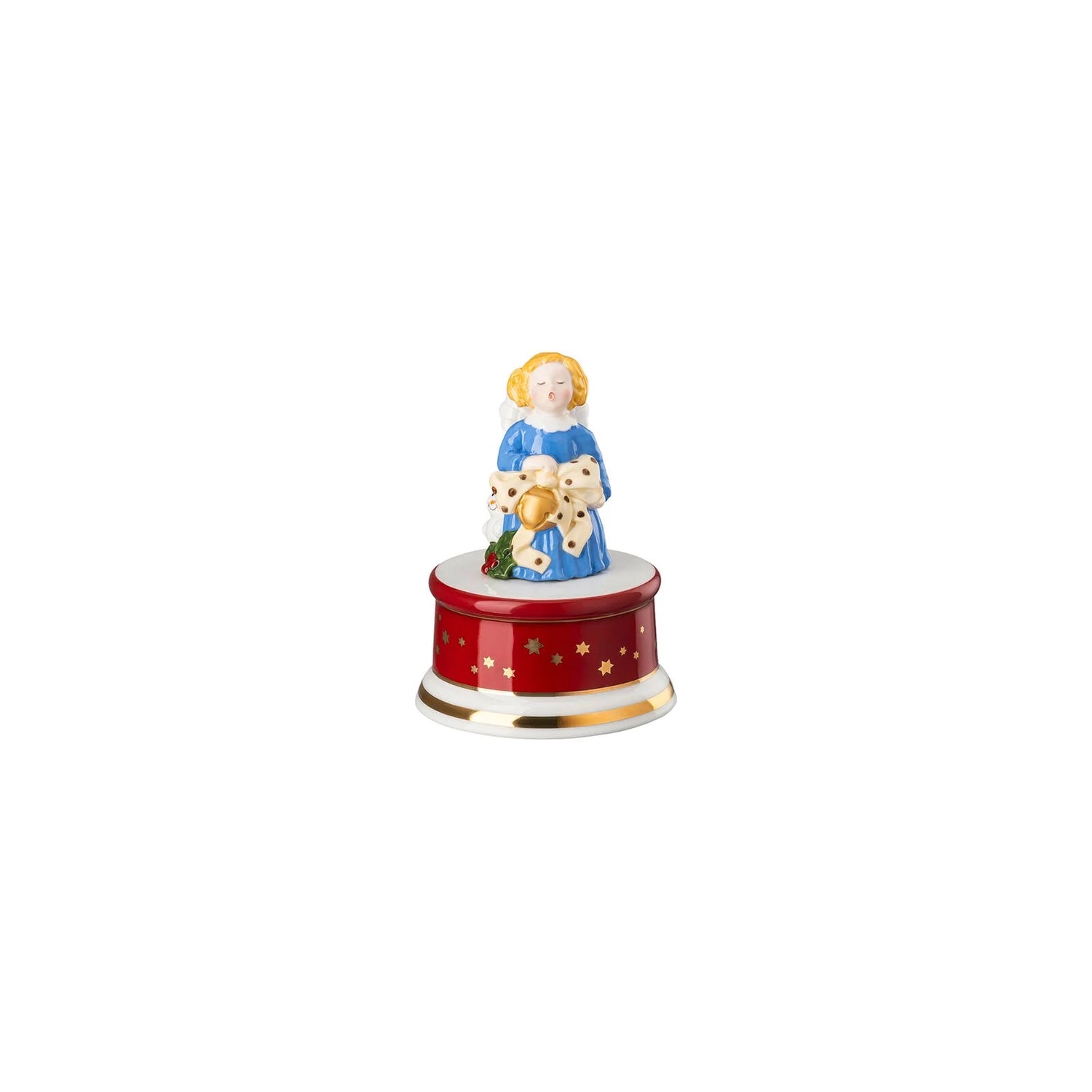 HUTSCHENREUTHER Canti di Natale Carillon di Natale Piccolo 9x12,5cm Porcellana