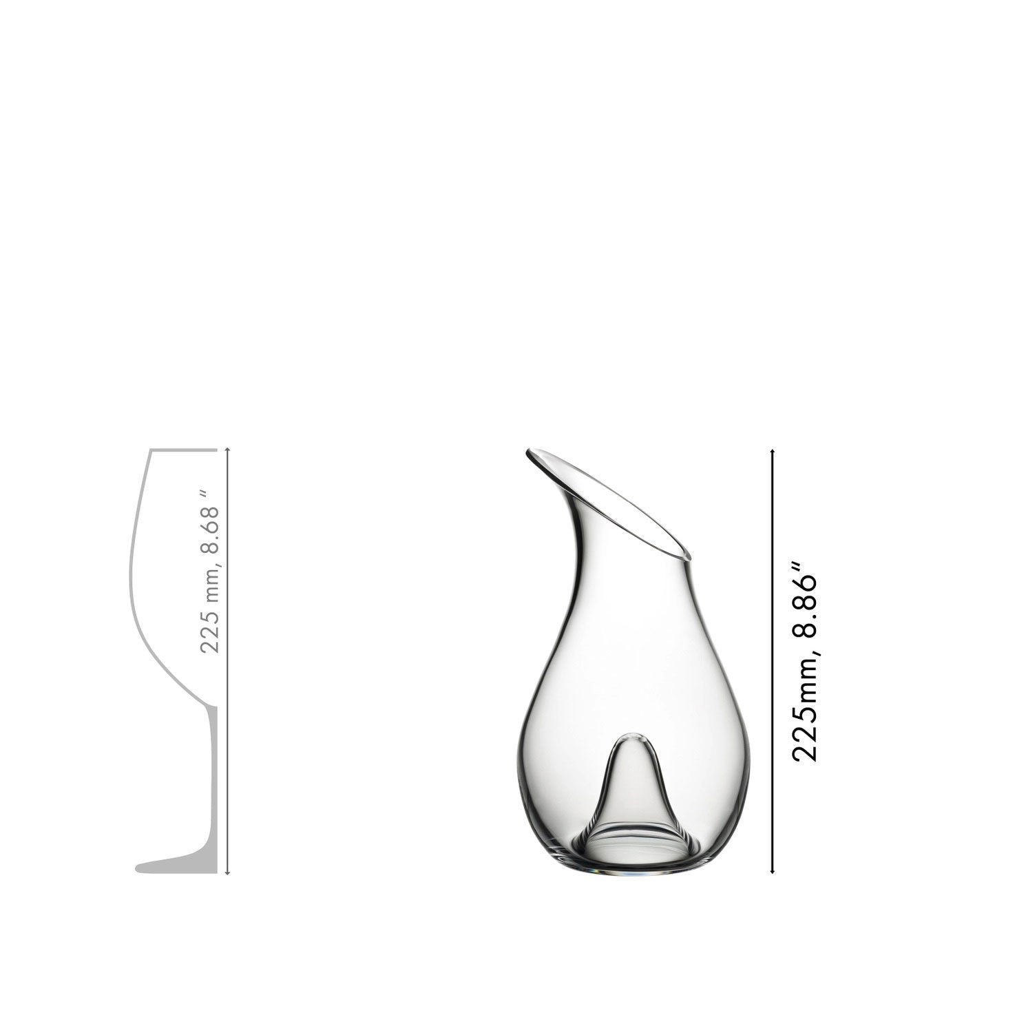 RIEDEL Decanter O Single 980ml Cristallo Fatto a Mano