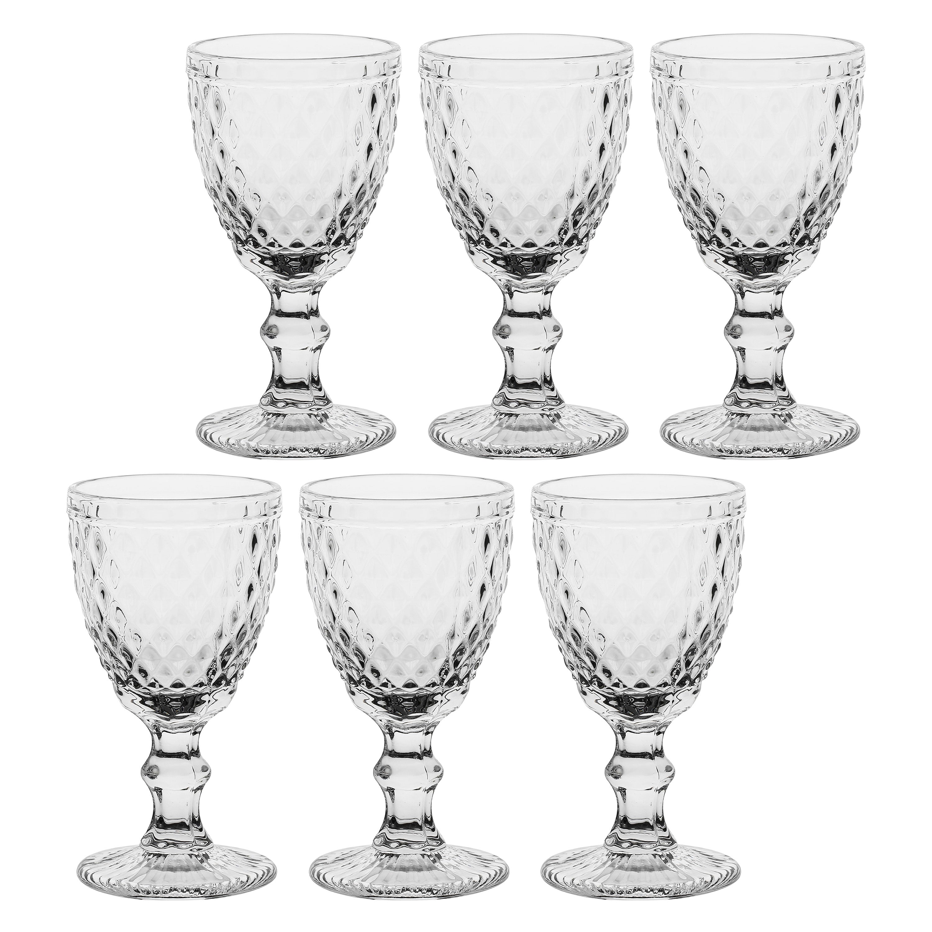 LA PORCELLANA BIANCA - Etrusco Set 6 Pieces Wine Glass 250ml Glass