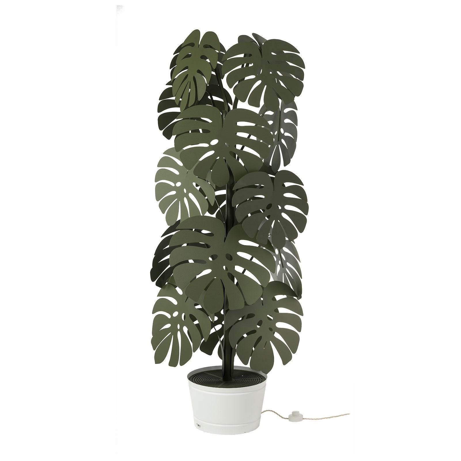 ARTI &amp; MESTIERI Lampada da Terra Moderna Monstera Grande Verde Salvia