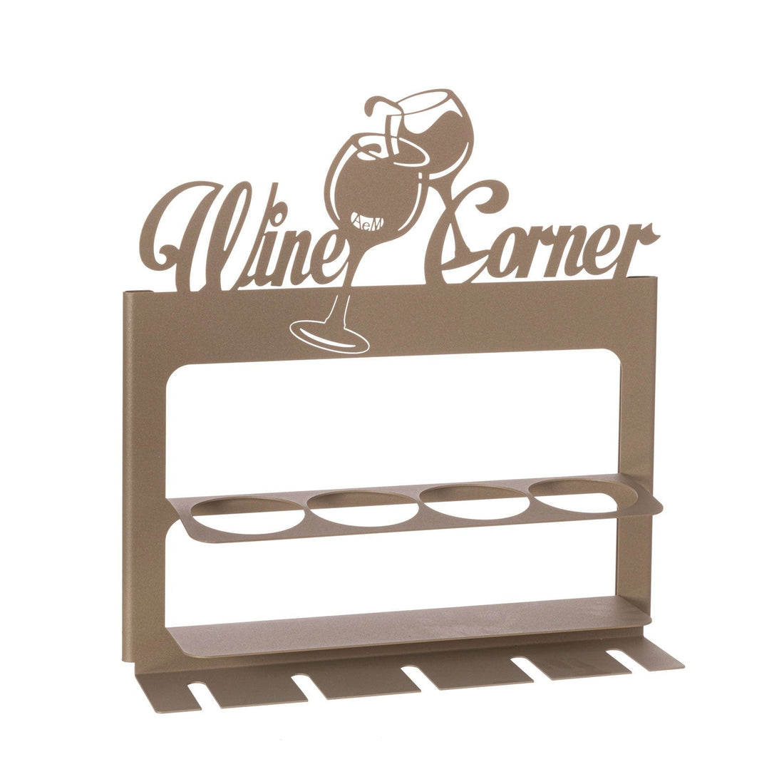 ARTI &amp; MESTIERI Porta Bottiglie da Parete Moderno Wine Corner Beige