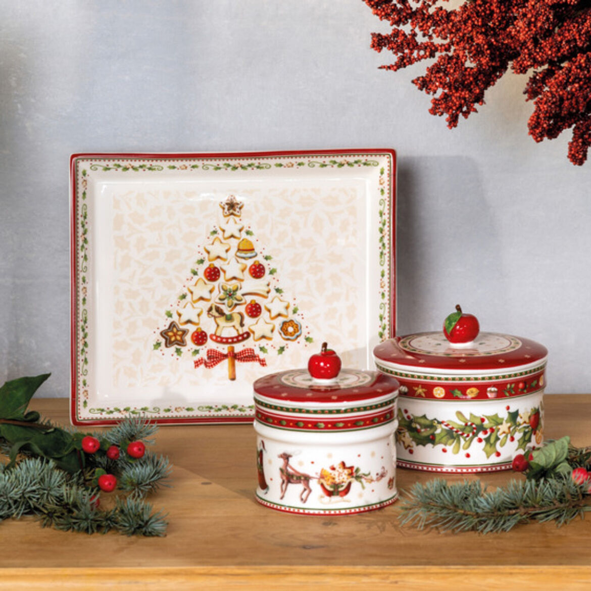 VILLEROY &amp;amp; BOCH Winter Bakery Delight Biscuit Container Box 11cm Christmas