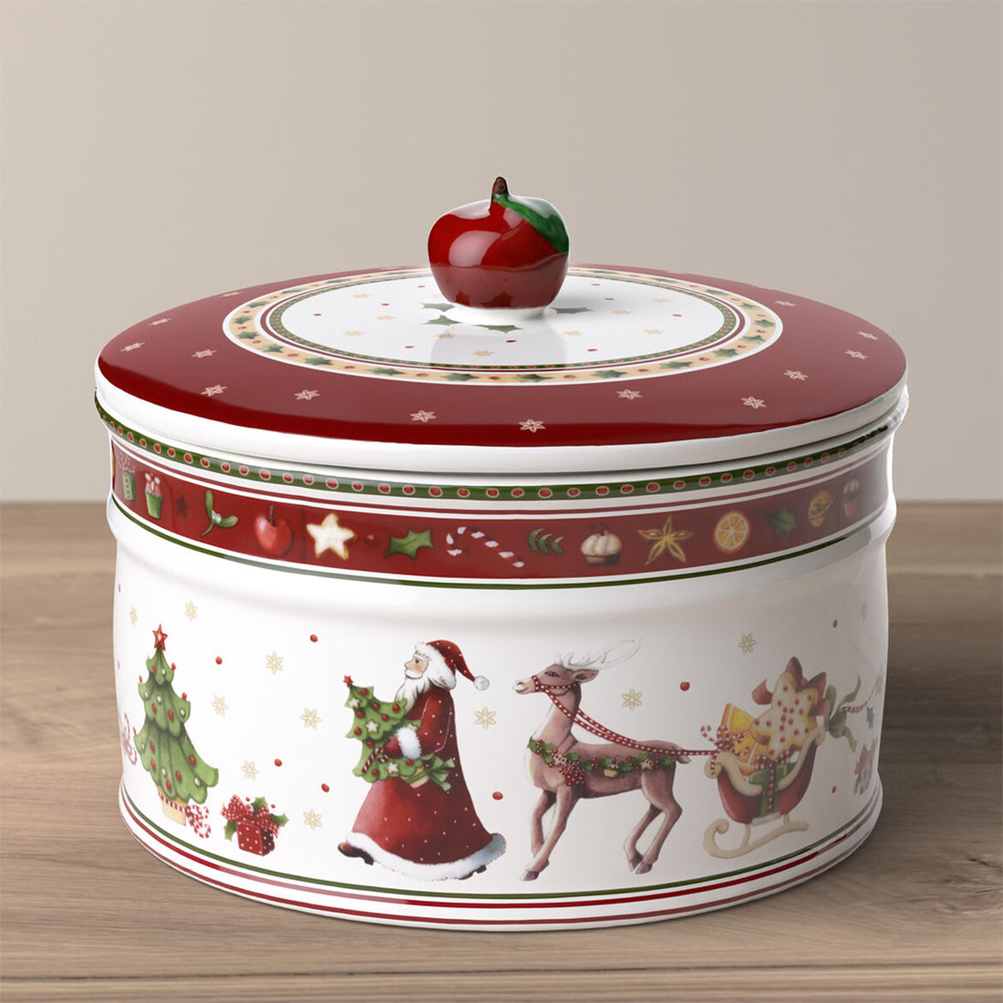 VILLEROY &amp; BOCH Winter Bakery Delight Scatola Contenitore Biscotti 19cm Natale