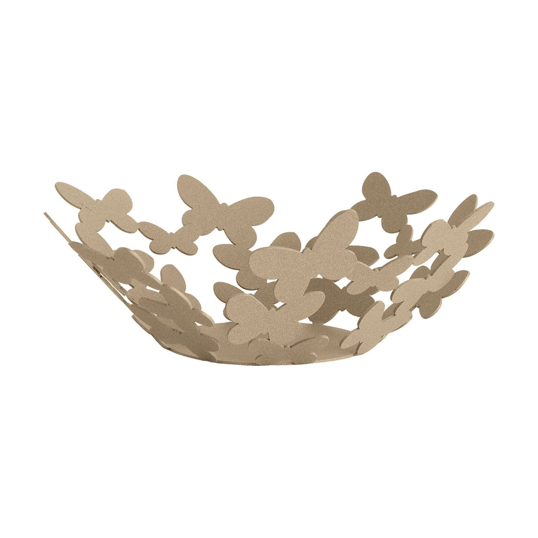 ARTI &amp; MESTIERI Centro Tavola Moderno Piccolo con Farfalle Butterfly Beige