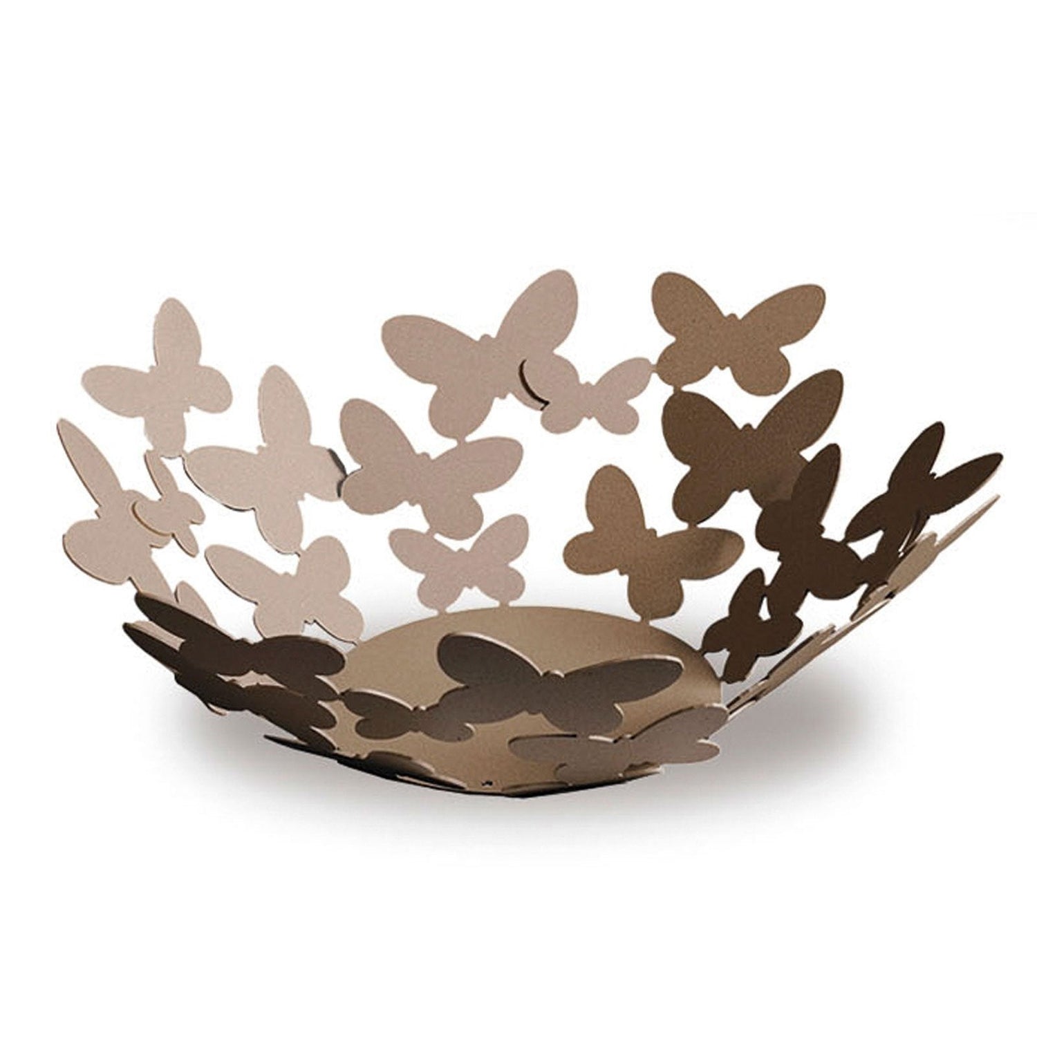 ARTI &amp; MESTIERI Centro Tavola Moderno Grande con Farfalle Butterfly Beige