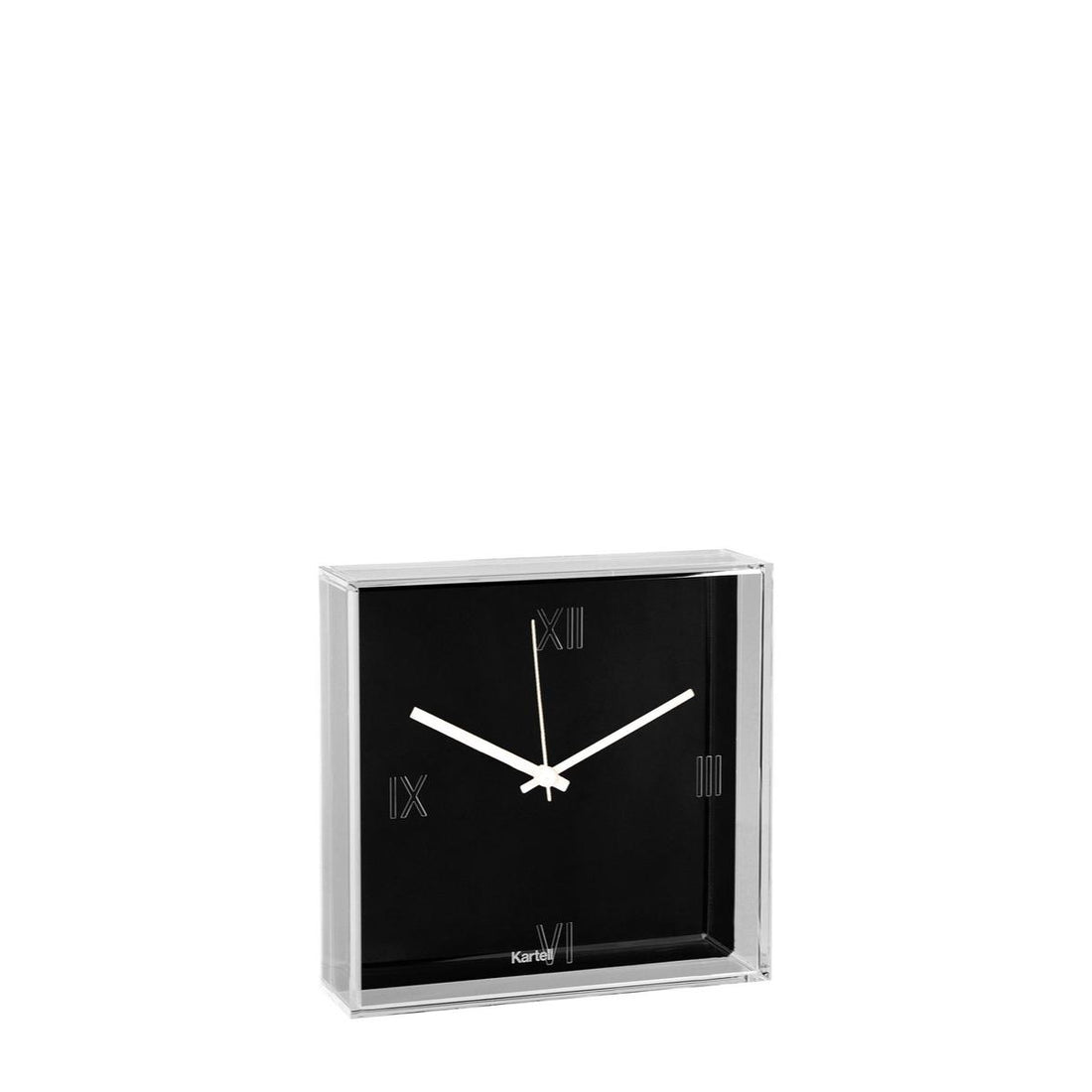 KARTELL Tic&amp;Tac Orologio da Parete e da Tavolo Rosso 30x30cm PMMA