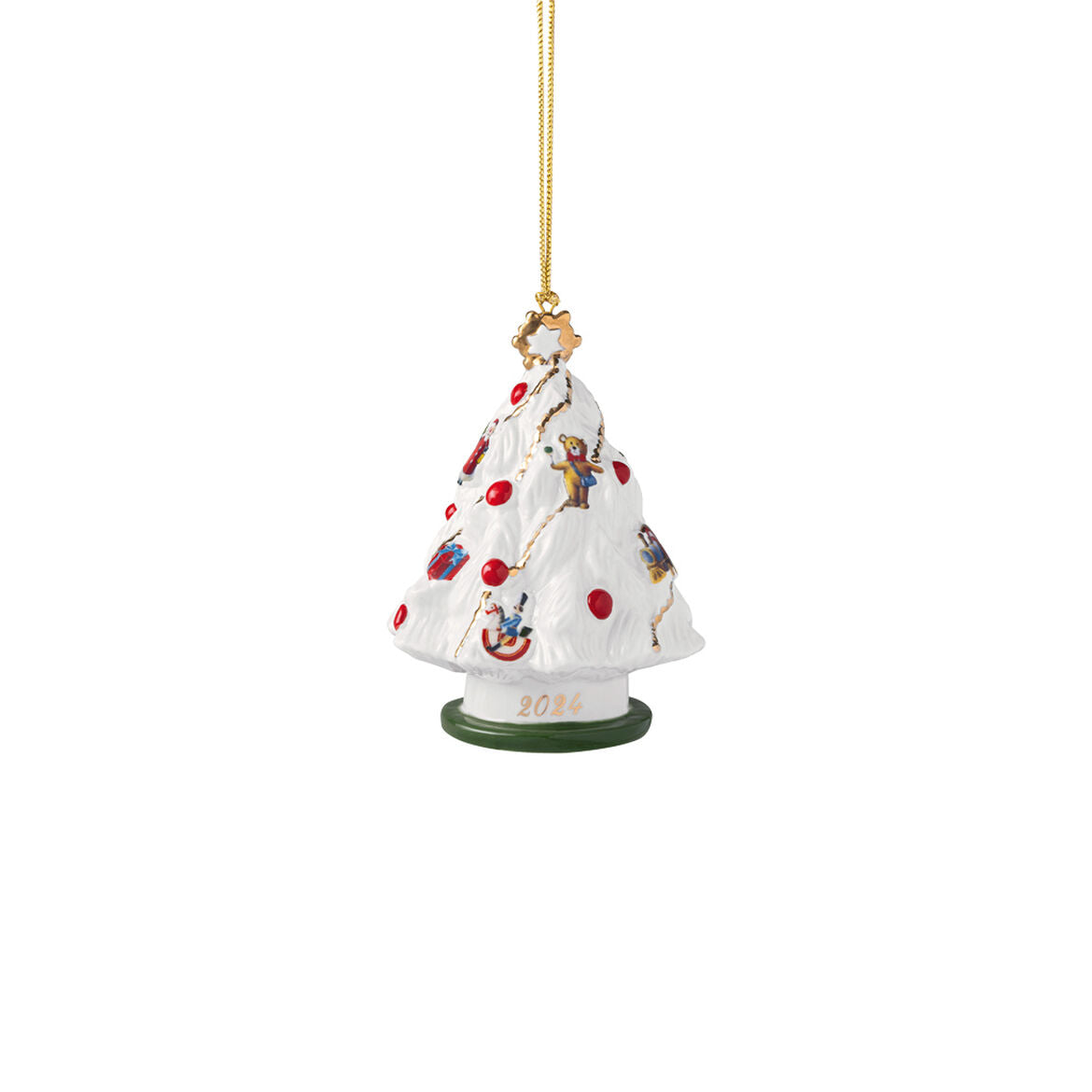 VILLEROY &amp; BOCH Annual Ornaments 2024 Addobbo Albero di Natale 10cm Porcellana