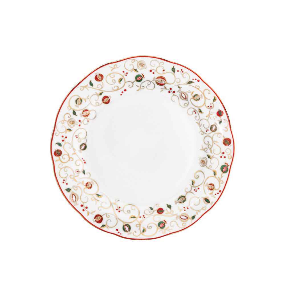 BRANDANI Party Time Table Service Plates 18 Pieces Christmas Porcelain