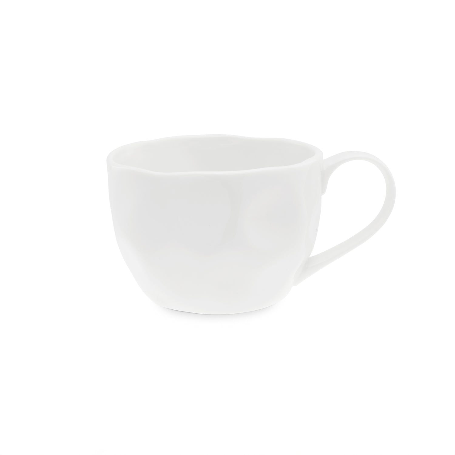 LA PORCELLANA BIANCA Lunia Tazza Caffè Colazione 420ml Bianco Porcellana