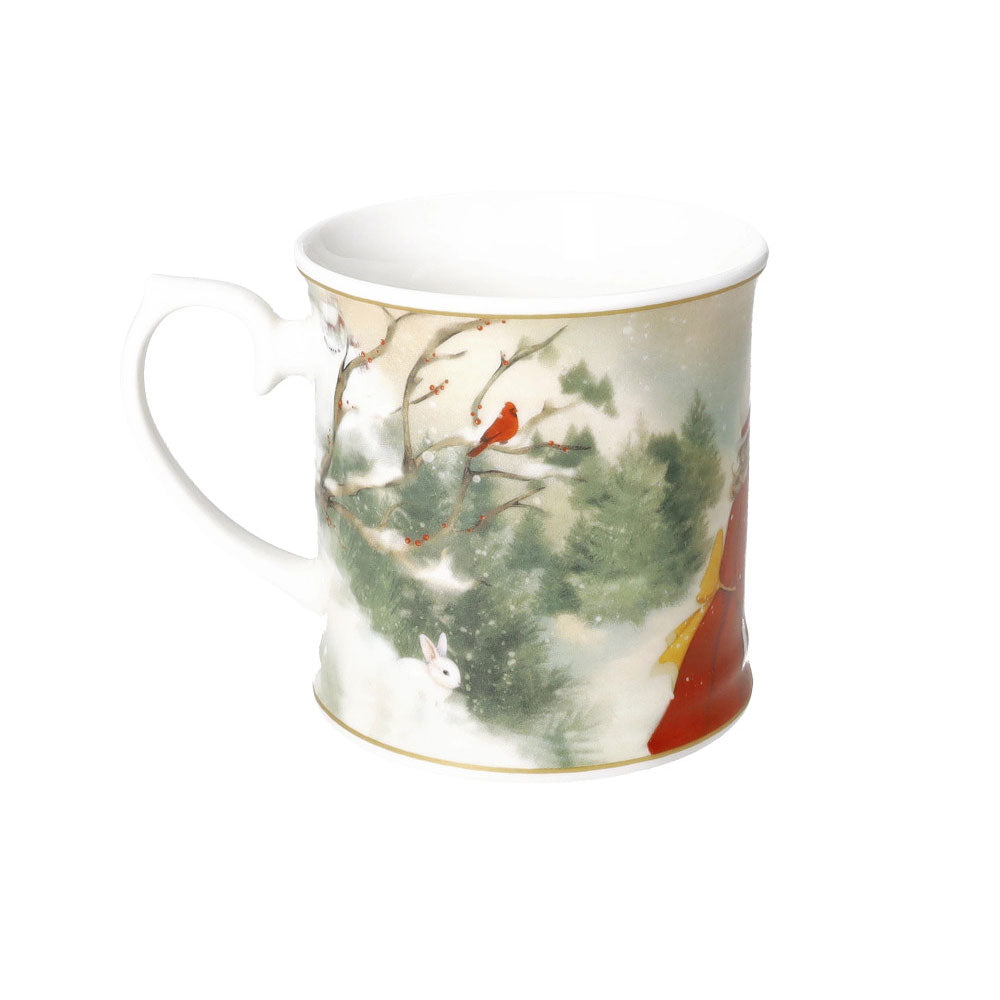 BRANDANI Cuccioli Bimbi Romantici Tazza Mug 9,5cm Porcellana Tavola di Natale Edizione Limitata