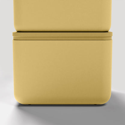 BLIM PLUS Peek Box Contenitore Quadro 2 Pezzi 10x13cm Citrus Giallo Made in Italy 100% Riciclabile