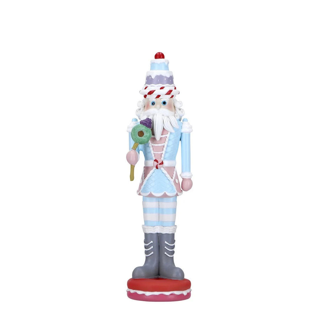 TIMSTOR Schiaccianoci Nutcracker Pan di Zenzero 32cm Poliresina Decorazione Natalizia