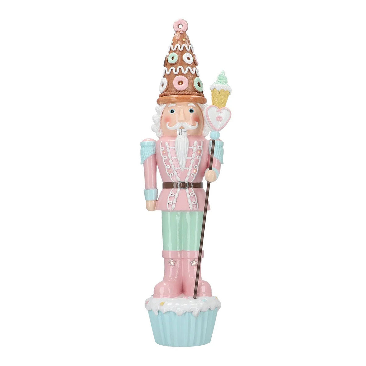 TIMSTOR Schiaccianoci Nutcracker Pasticciere 70,5cm Poliresina Decorazione Natalizia