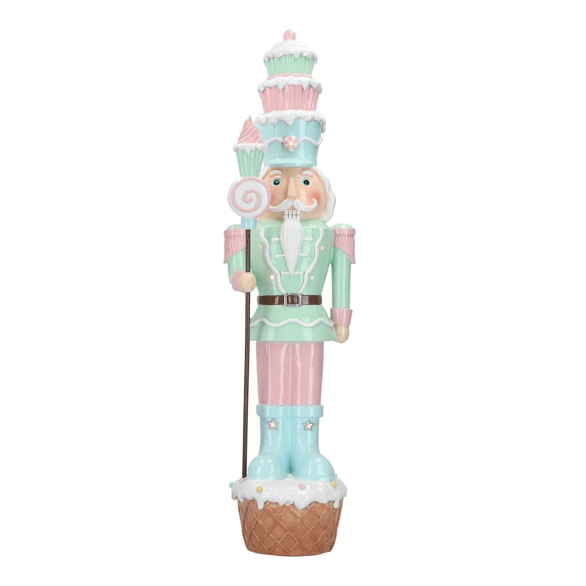 TIMSTOR Schiaccianoci Nutcracker Pasticciere 70,5cm Poliresina Decorazione Natalizia