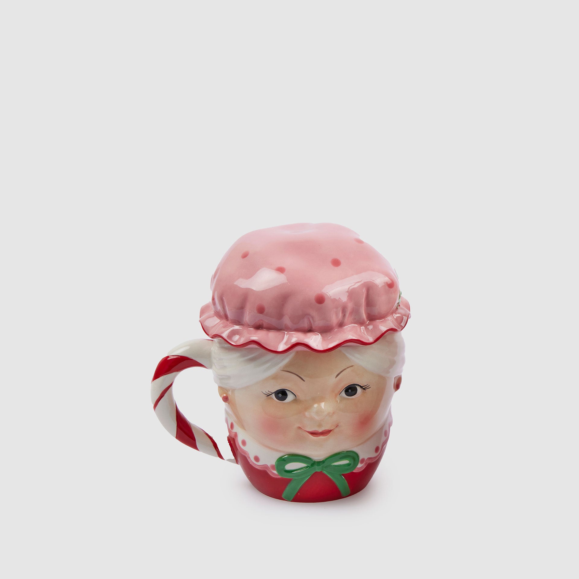 EDG Enzo De Gasperi Tazza Caffè MUG Mamma Natale 14x11cm Porcellana Tavola di Natale