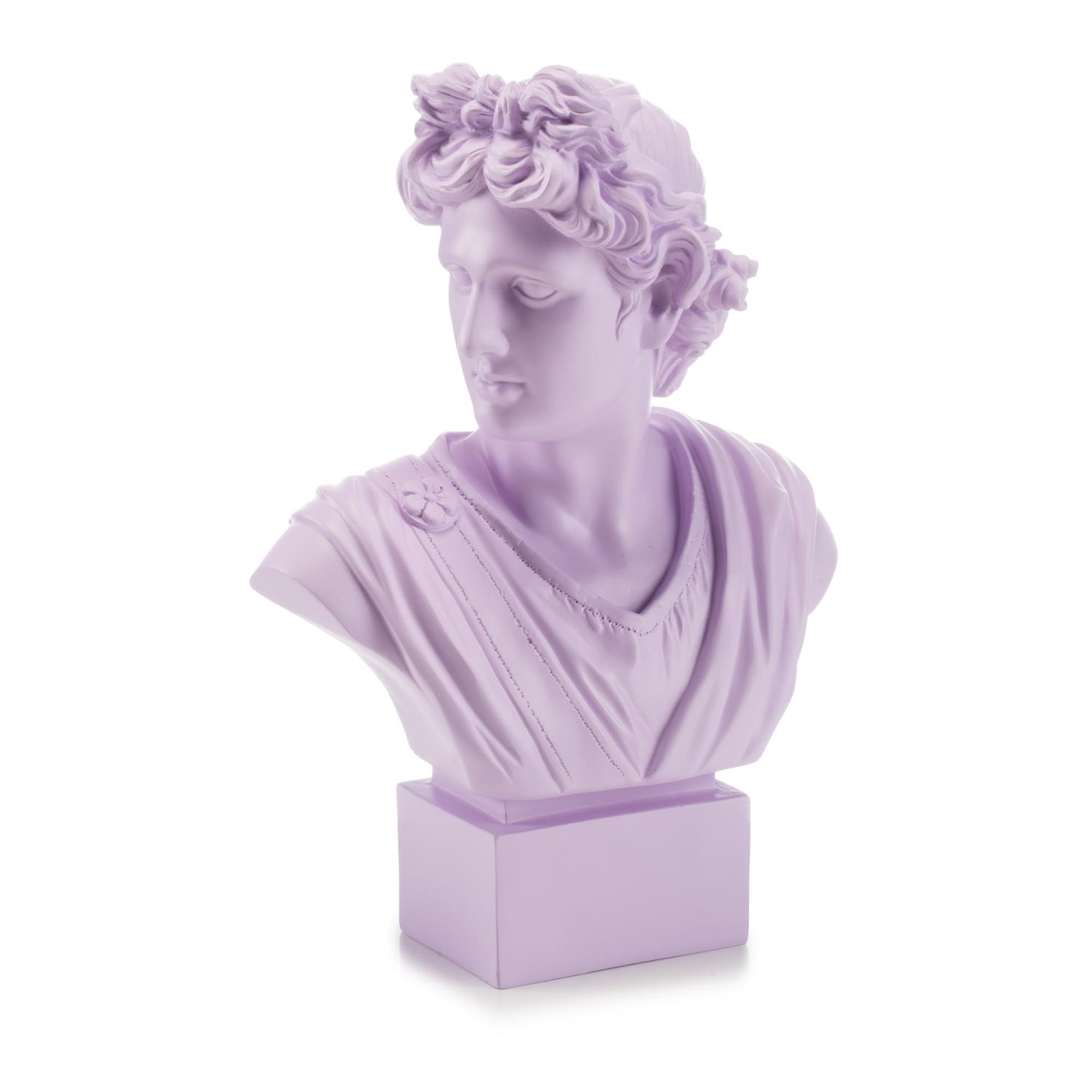 PALAIS ROYAL Busto Scultura Figura Apollo Viola 35cm Resina