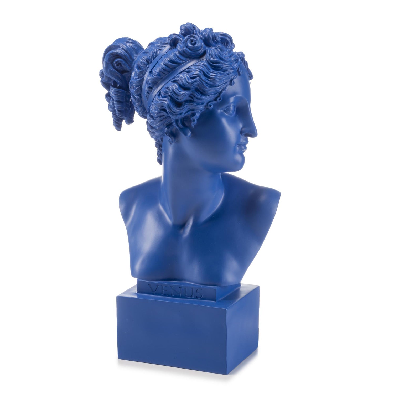 PALAIS ROYAL Busto Scultura Figura Venere Blu 53cm Resina