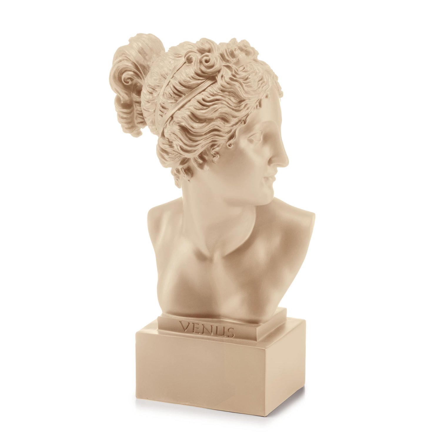 PALAIS ROYAL Scultura Figura Busto Venere 18cm Beige Resina