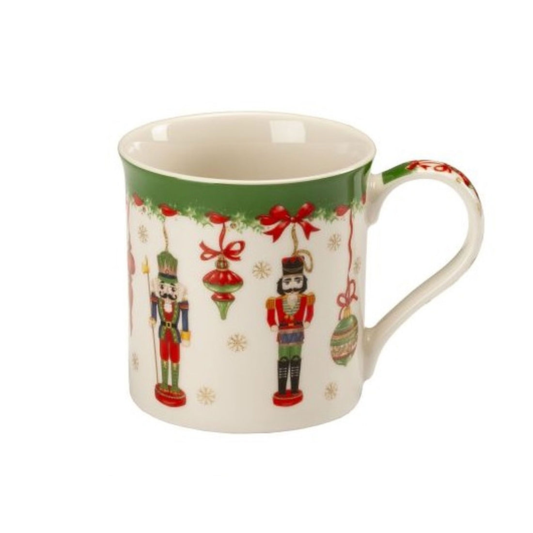 NOEL by Lamart Tazza MUG Natalizia con Schiaccianoci 350ml Porcellana Tavola di Natale