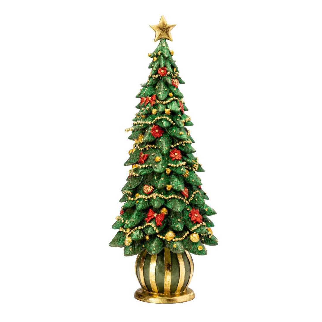 PALAIS ROYAL Abete Albero di Natale 43cm Resina Verde Decorazione Natalizia