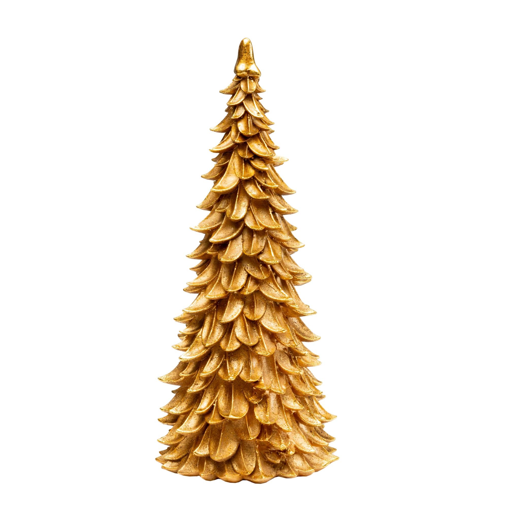 NOEL by Lamart Abete Albero di Natale 30cm Oro Resina Decorazione Natalizia