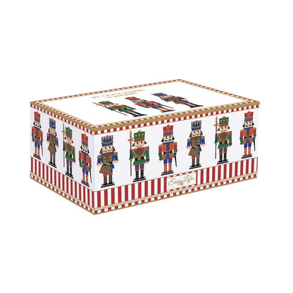 EASY LIFE Nutcracker Set 4 Segnaposto 9x6,5cm Porcellana Tavola di Natale