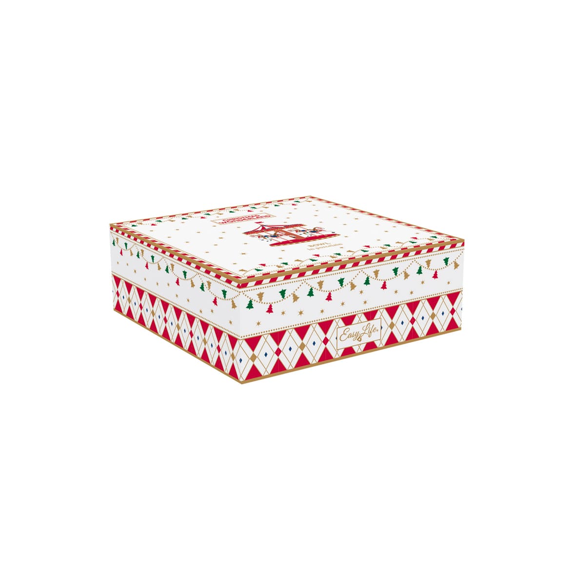 EASY LIFE Christmas Wonderland Ciotola Stella 15x5cm Porcellana Tavola di Natale