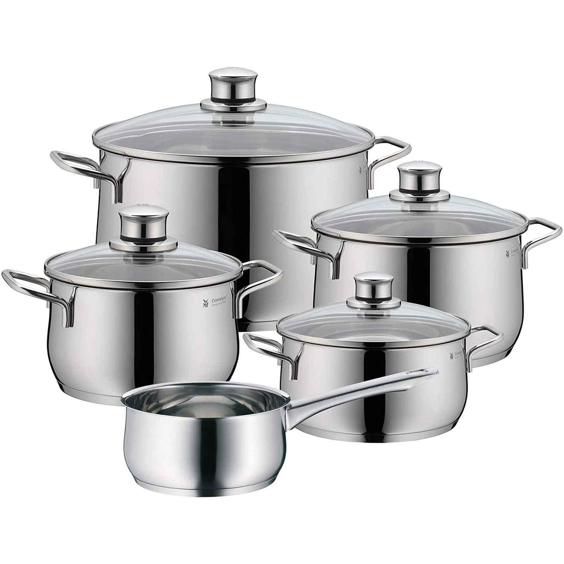 WMF Diadem Plus 5-Piece Stainless Steel Induction Cookware Set