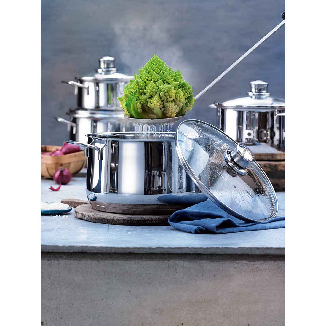 WMF Diadem Plus 5-Piece Stainless Steel Induction Cookware Set