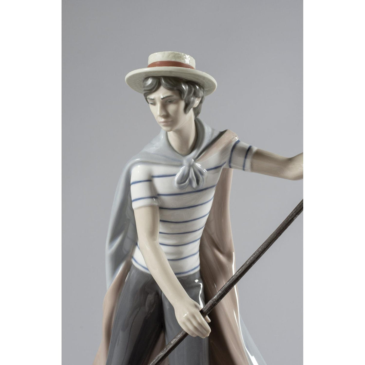 Lladró Scultura Coppia Gondola Edizione Numerata 45x76cm Porcellana