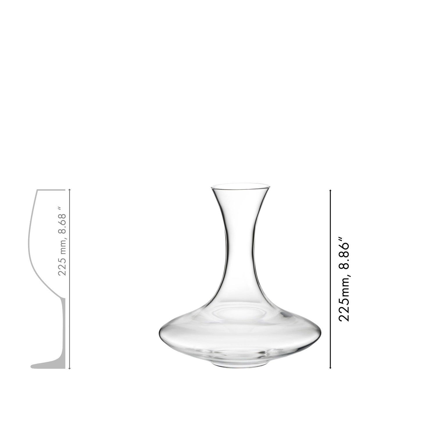 RIEDEL Ultra Decanter 1,2l Cristallo Fatto a Mano 2400/14