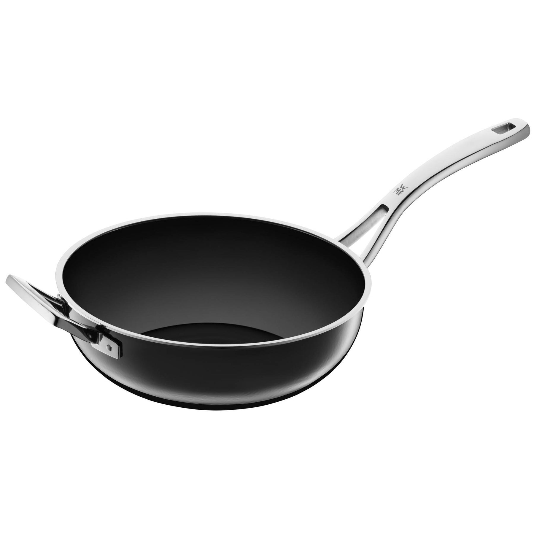 WMF Wok+ Fusiontec 28cm Mineral Nero Padella Professionale Induzione