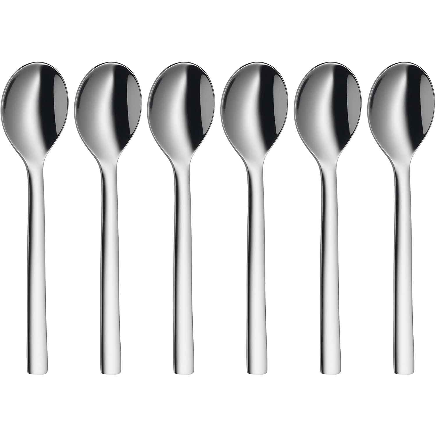 WFM New Set of 6 Pieces Espresso Coffee Spoons 11cm Stainless Steel