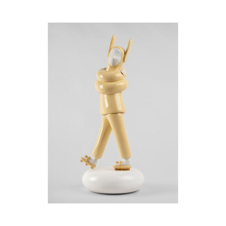 Lladró Scultura Embraced Yellow 57x25cm Porcellana