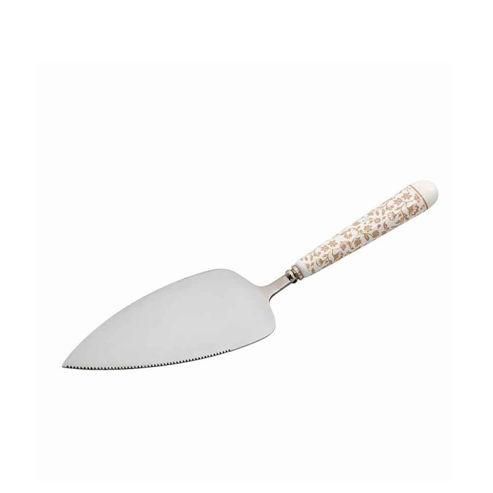 BRANDANI Sweet Campo ai Fiori Cake Shovel Stainless Steel Stoneware 53665