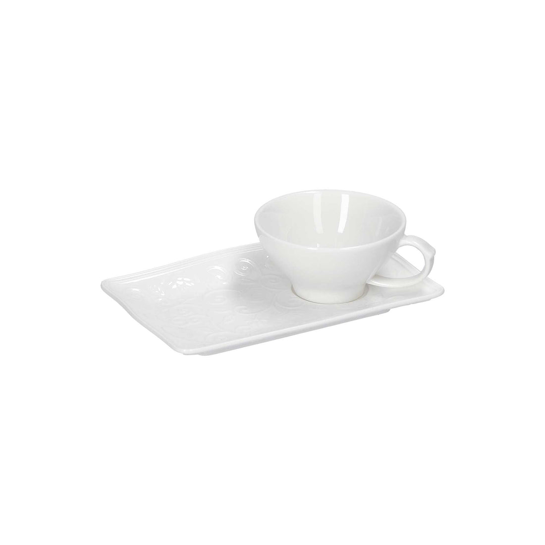 LA PORCELLANA BIANCA Coffee Cup with Tray 90cc P003800015