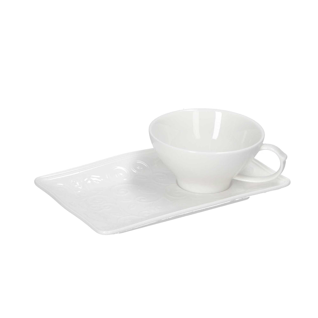 LA PORCELLANA BIANCA Coffee Cup with Tray 180cc P003800016