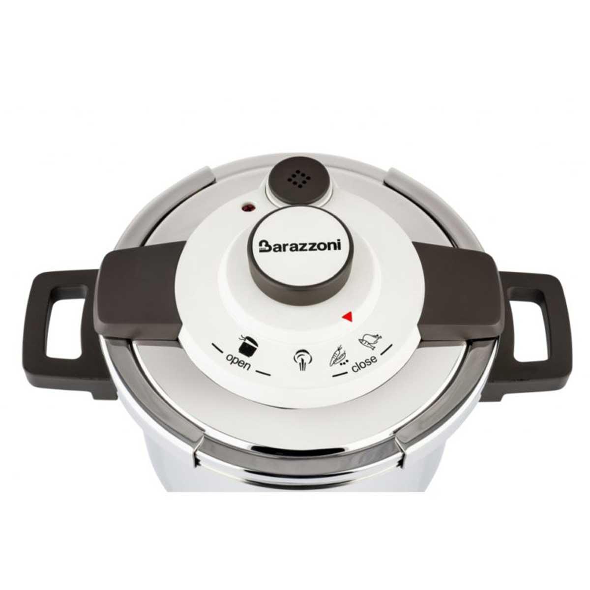 BARAZZONI Facile Dual System Pressure Cooker 4.5 L Stainless Steel 22cm