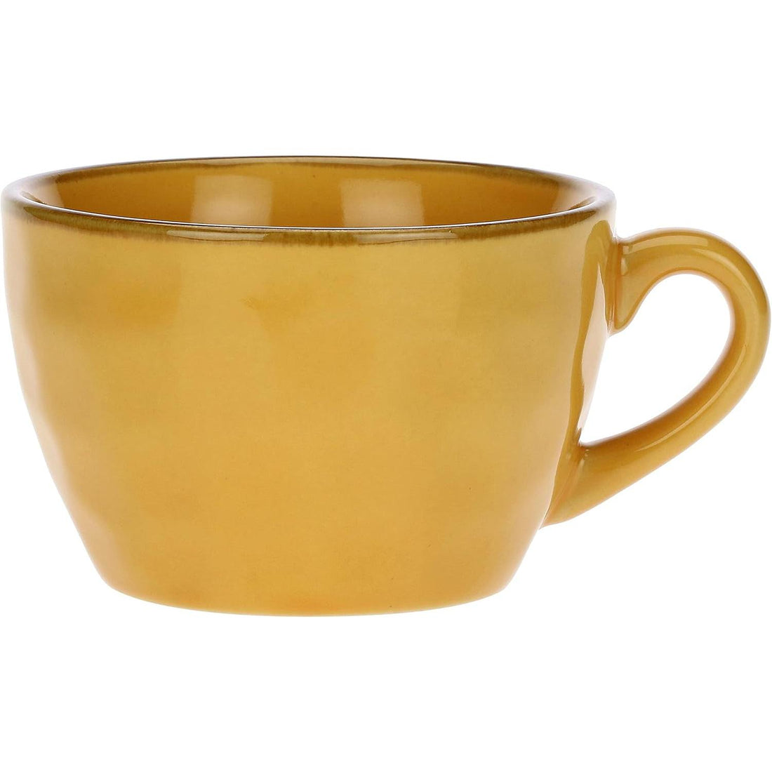 ROSE &amp;amp; TULIPS Concerto Ocher Breakfast Mug 420ml Stoneware