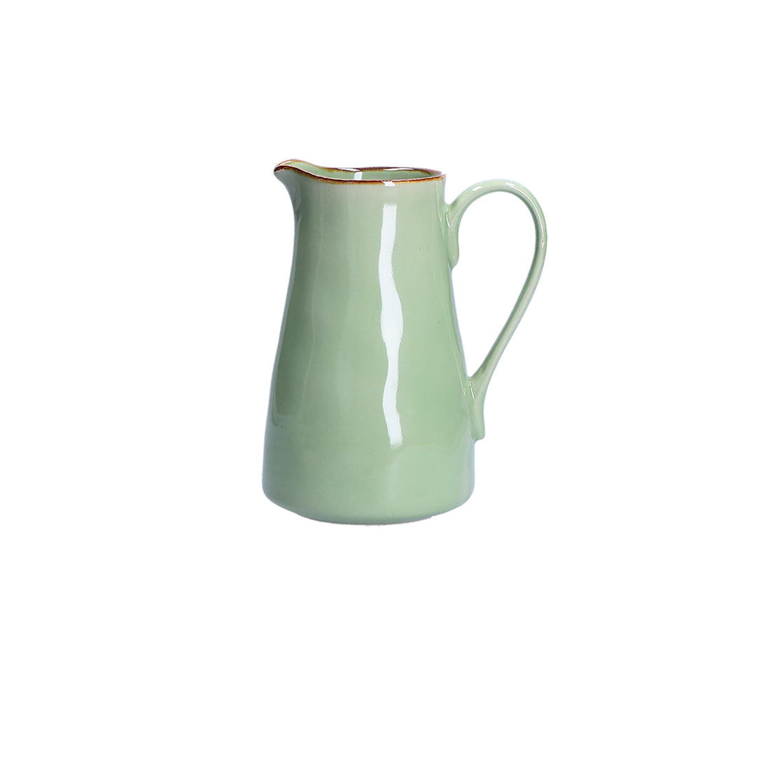 ROSE &amp;amp; TULIPS Concerto Jug Carafe 600ml Green Tea Stoneware