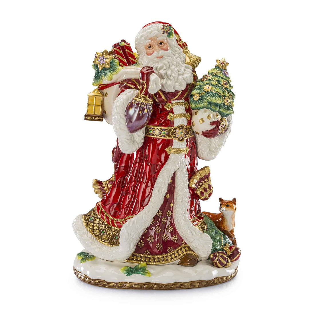 FITZ &amp;amp; FLOYD Statue Figure Santa Claus Decoration 49cm Porcelain