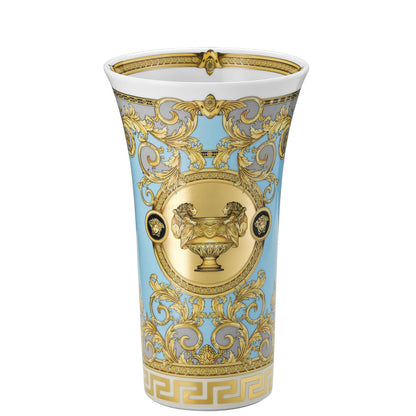 VERSACE - Prestige Gala Bleu Vaso di FIori 26cm Porcellana