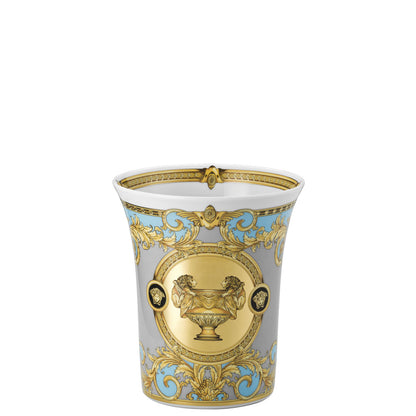 VERSACE - Prestige Gala Bleu Flower Vase 18cm Porcelain 14091-403638-26018