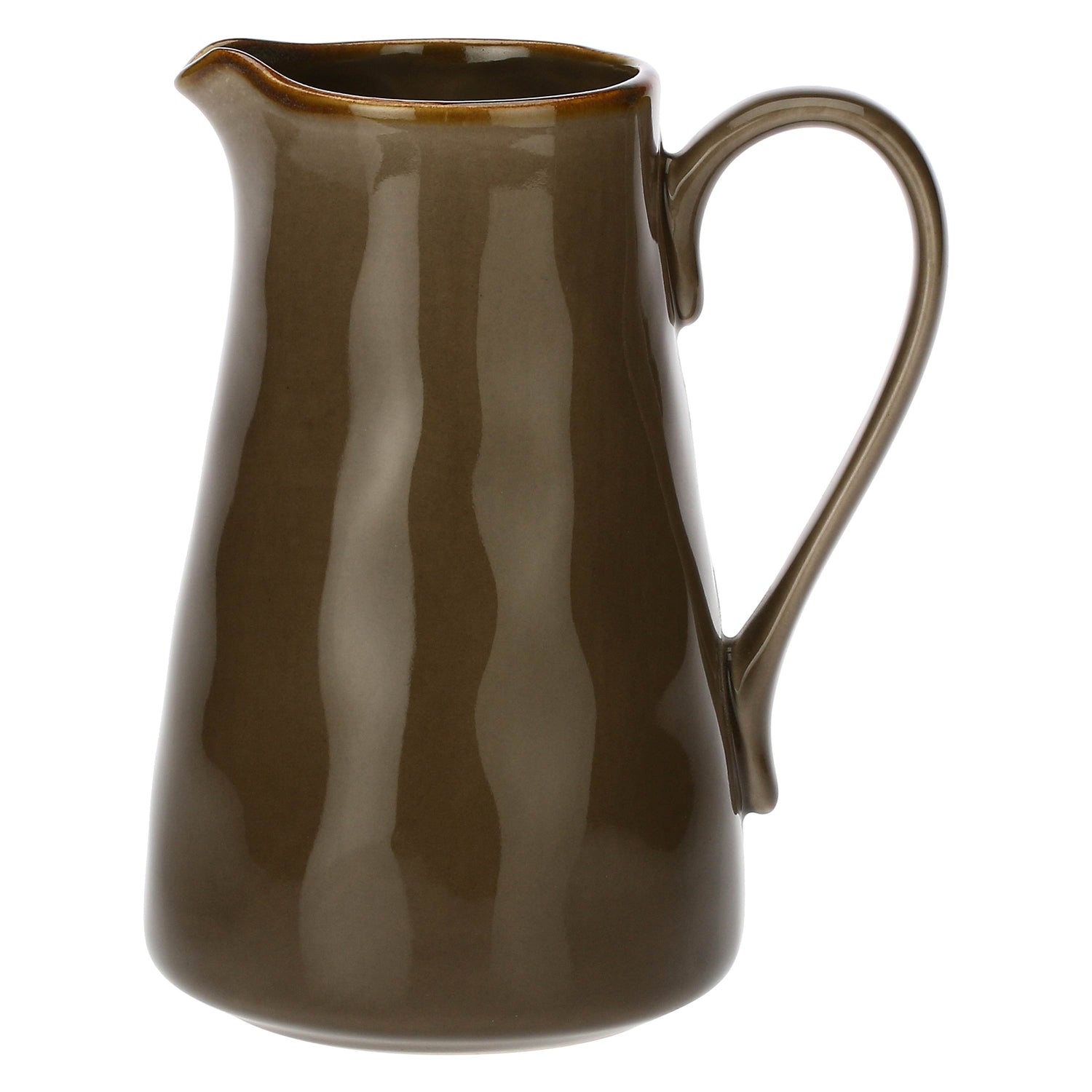 ROSE &amp;amp; TULIPS Concerto Pitcher Carafe 600ml Dove Gray Stoneware