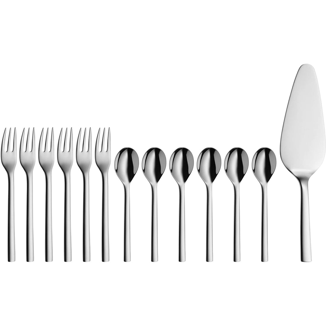 WMF Cake Set 13 Pieces New Stainless Steel Silver 1291376040