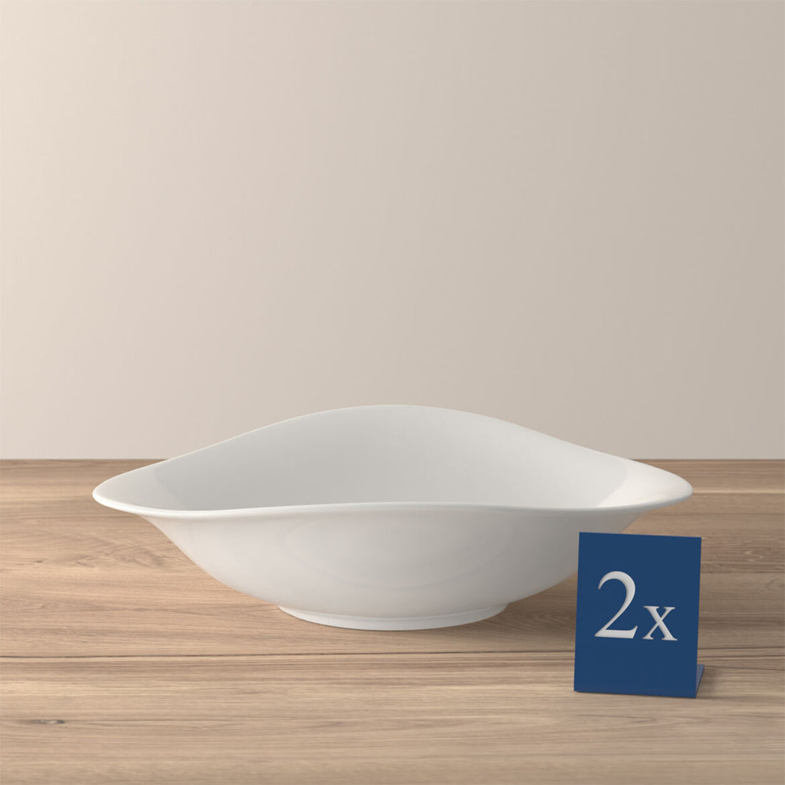 VILLEROY &amp;amp; BOCH Vapiano Pasta Bowls Set 2 Pieces Bowls Cups 920ml Porcelain