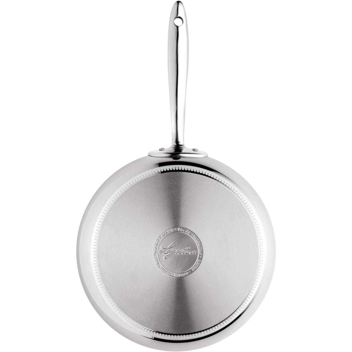 LAGOSTINA Accademia Deep Casserole with Long Handle 20cm Stainless Steel