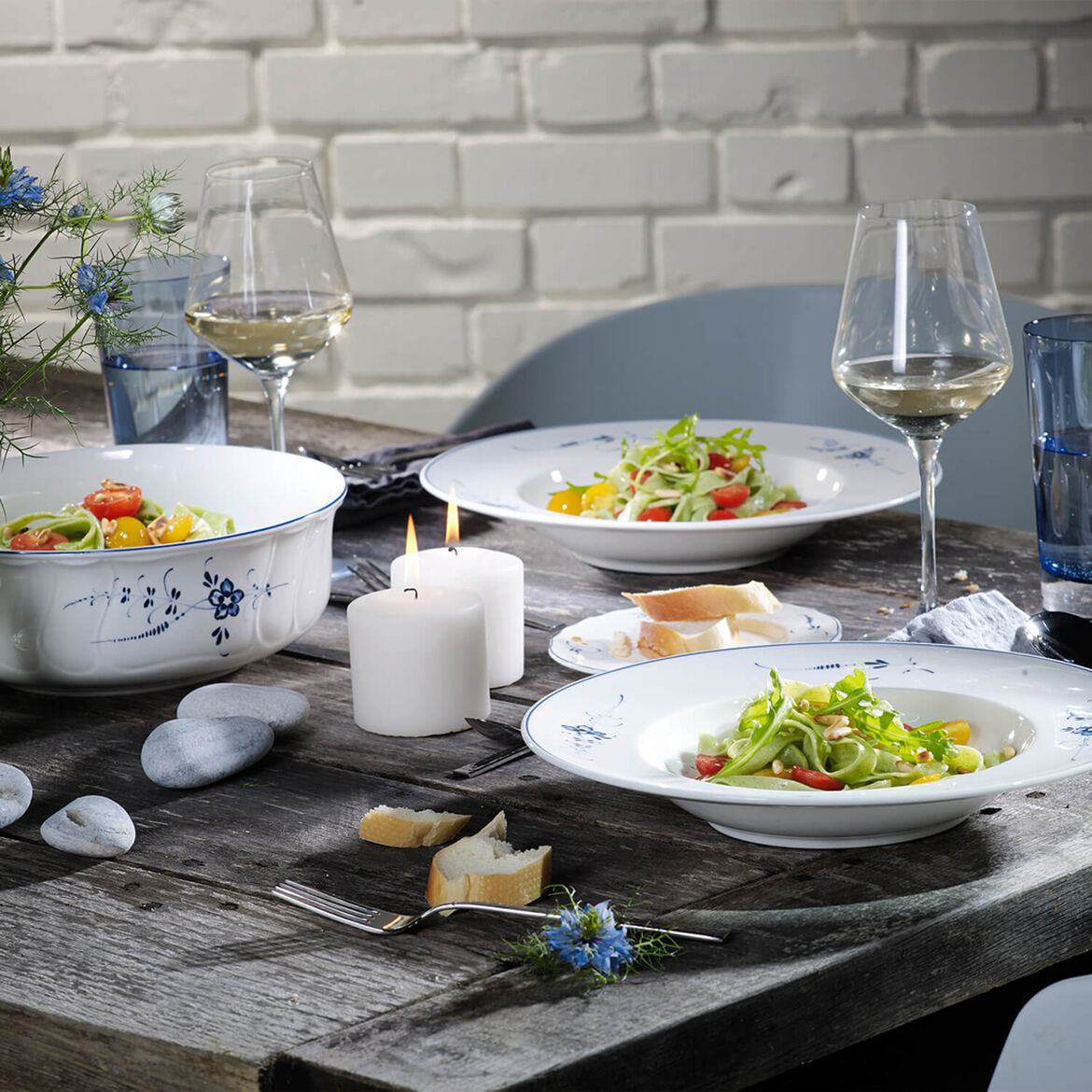 VILLEROY &amp; BOCH Vieux Luxembourg Insalatiera Rotonda 240mm Porcellana