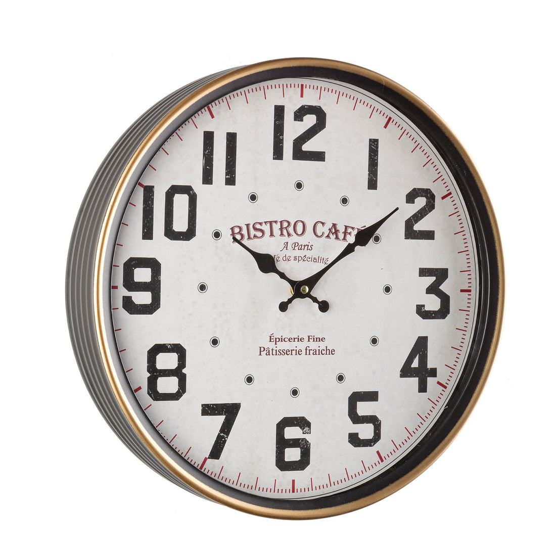 BIZZOTTO Bistro Café Norwich Wall Clock 34cm